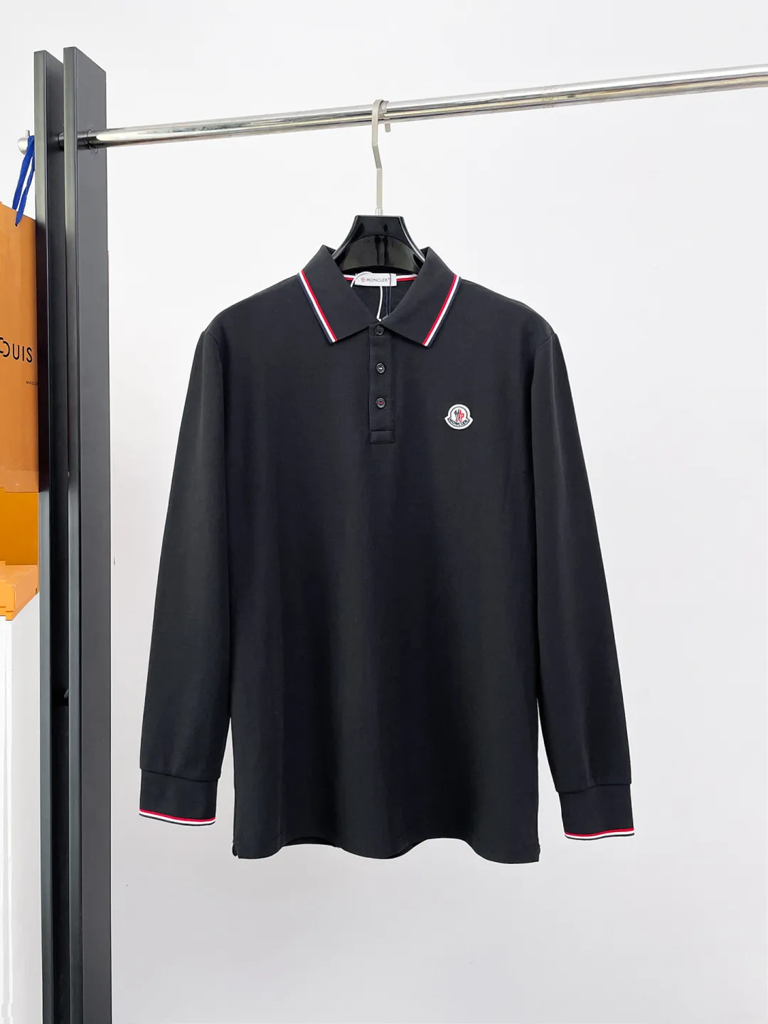 MONCLER New Arrival Polo Same Style 260 ， Factory New Arrival Versatile : Black White Royal Blue Gray Size：S-XXL